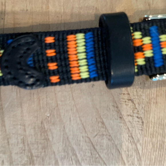 J Crew Women’s Colorful Embroidered Belt Aztec Southwestern Boho Tribal SM - Picture 4 of 9